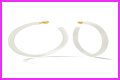 White Hoop Earrings a la Tracee Ellis Ross’ Alison Lou Pair